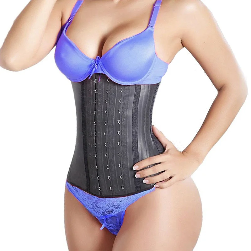 Корсет женский из латекса утягивающий корсет для похудения пояс талии длинный в