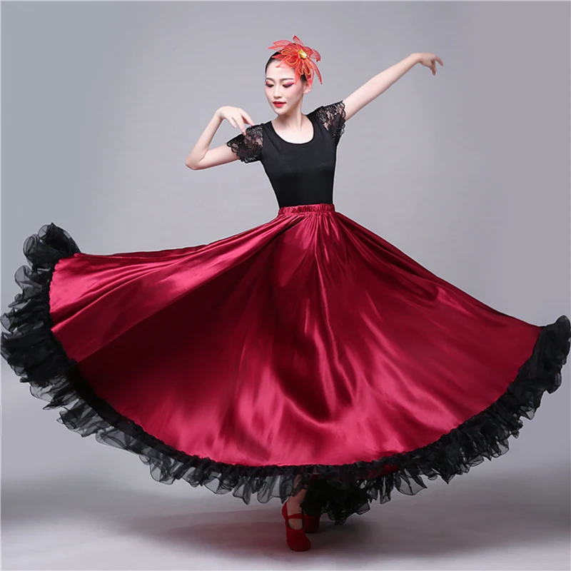 Women Flamenco Dance Costumes Spanish Dress Flamengo Dancer Clothes Ballroom Dancing Dresses Stage Performance Dancewear SL1442 |