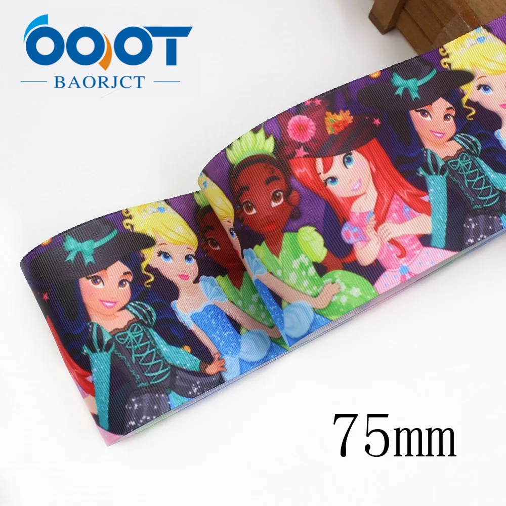 OOOT BAORJCT I 19830 2014 75 мм 10 ярдов Хэллоуин термотрансферные печатные корсажные ленты