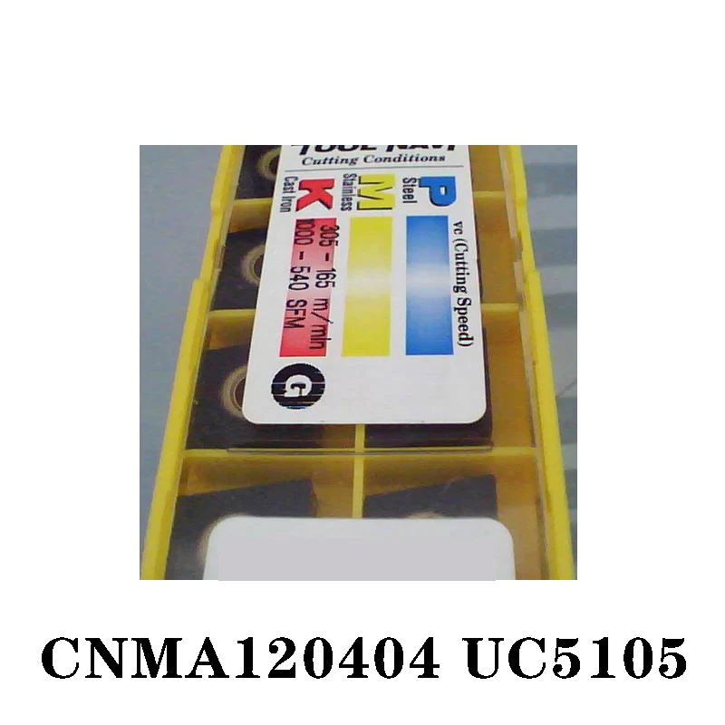 

100% Original CNMA CNMA120404 UC5105 CNC lathe Insertion Carbide Insert Used For Iron Processing Efficient And Durable Quality