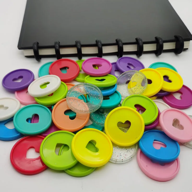 100 шт. 35 мм гриб отверстие переплет диск для книг вязка диски планировщик Пластик