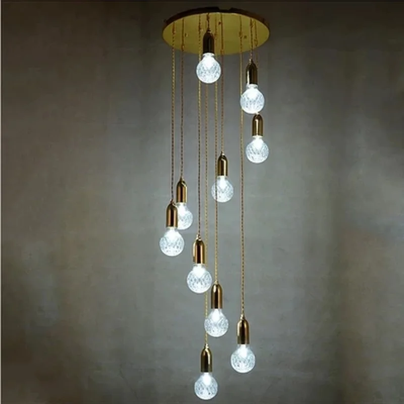 Modern G9 LED Pendant Lights Crystal Glass Handlamp Nordic Lamps for Living Room/Restaurant/Home Lighting AC220V | Лампы и освещение