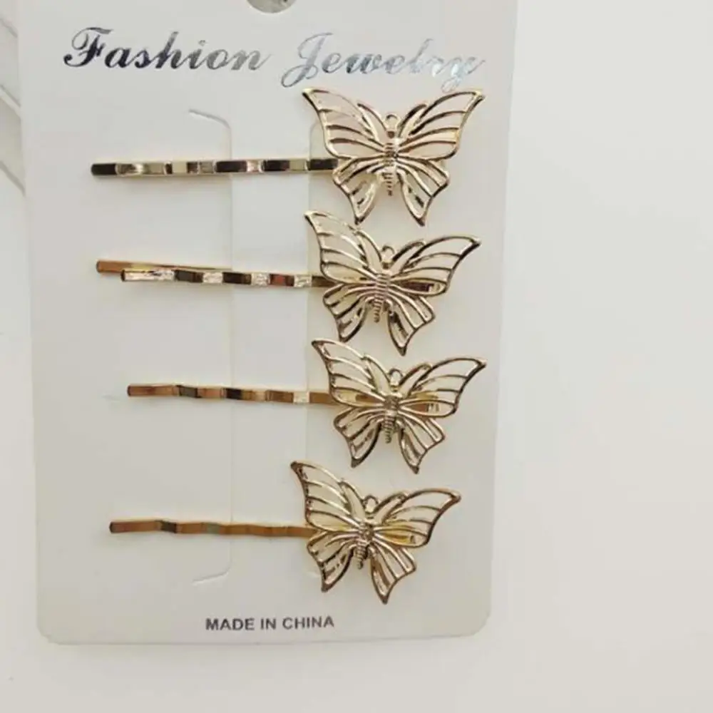 4 шт./компл. женские металлические заколки для волос в стиле ретро с жемчугом