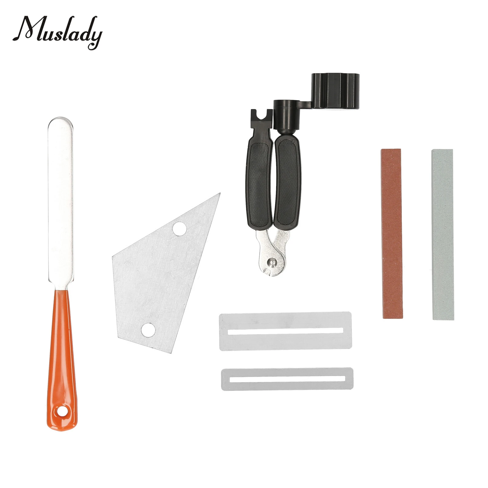 

Muslady гитары ремонт и обслуживание набор инструментов гитары инструменты для ремонта струнных инструментов Лада файл Лада рокер 3-в-1 струйны...