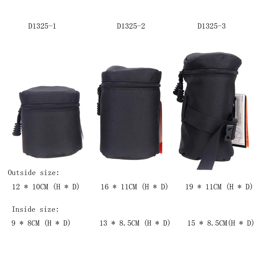 Andoer Водонепроницаемый Мягкий протектор объектива камеры сумка чехол для DSLR Nikon