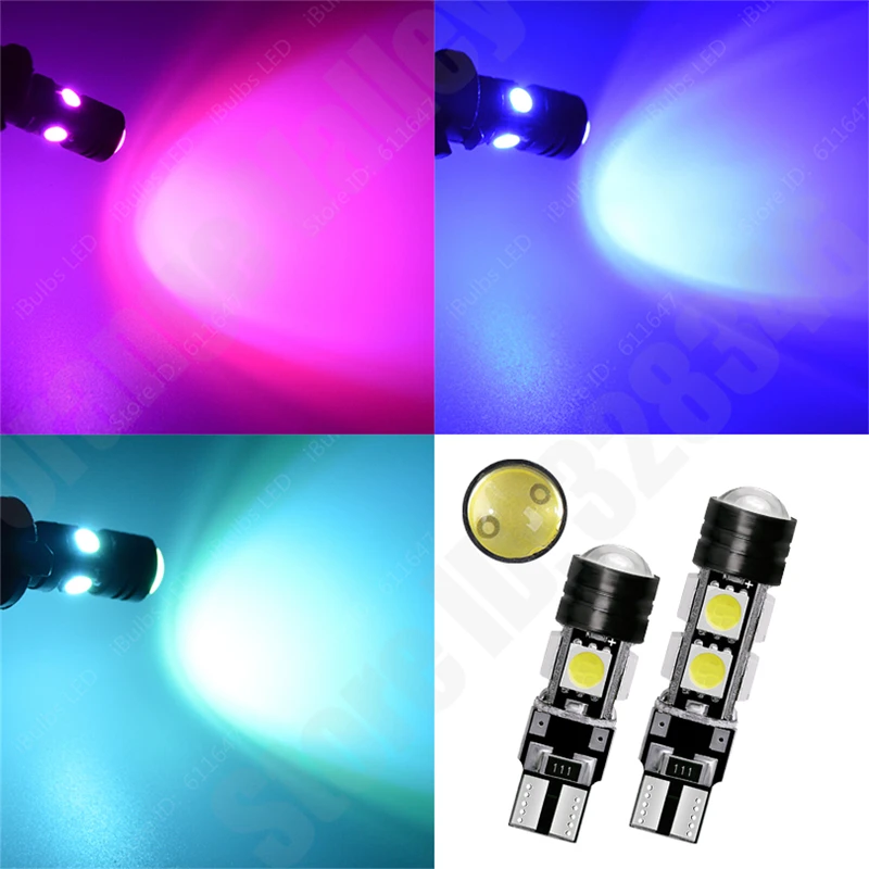 1 шт. T10 W5W 501 168 4 8 светодиодный 5050 SMD COB CANBUS безошибочный автомобильный клиновидный