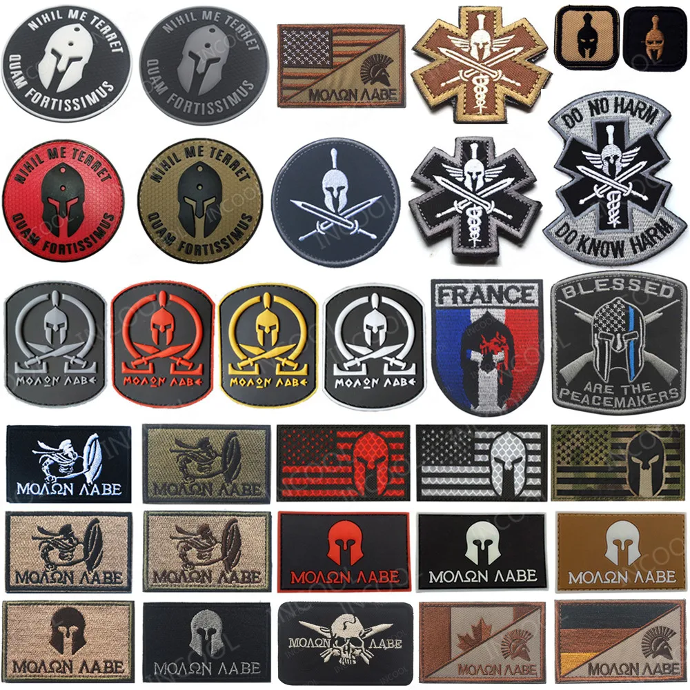 Шлем вышитые нашивки IR инфракрасный отражательные флаги США тактический череп 3D ПВХ резиновые вышивка значки.