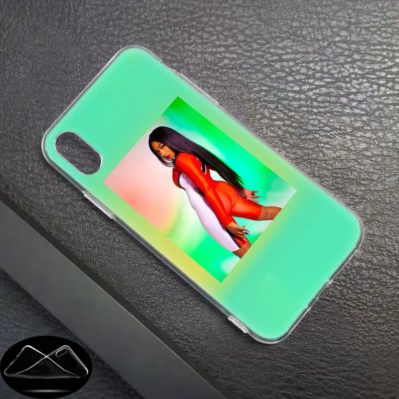 Роскошный мягкий силиконовый чехол для телефона с изображением Меган Тори Apple