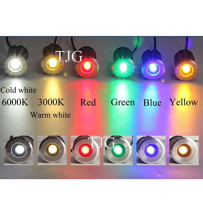 

IP68 5W 3W 1W LED Underground light Ground Garden Path Floor Lamp Outdoor Underground Buried Yard Lamp Landscape Light 220V DC12