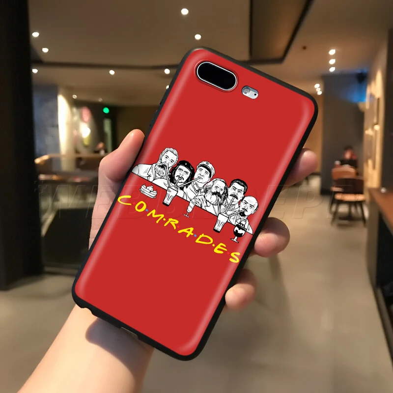 Webbedepp коммунистической друзья товарищи чехол для Apple iPhone 12 11 Pro XS Max XR X 8 7 6 6S Plus 5 5S SE |