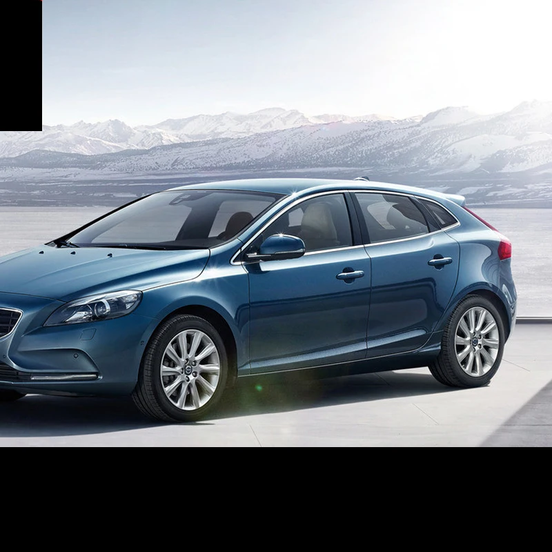 Lsrtw2017 304 нержавеющая сталь окна автомобиля планки для volvo v40 2013 2013 2011