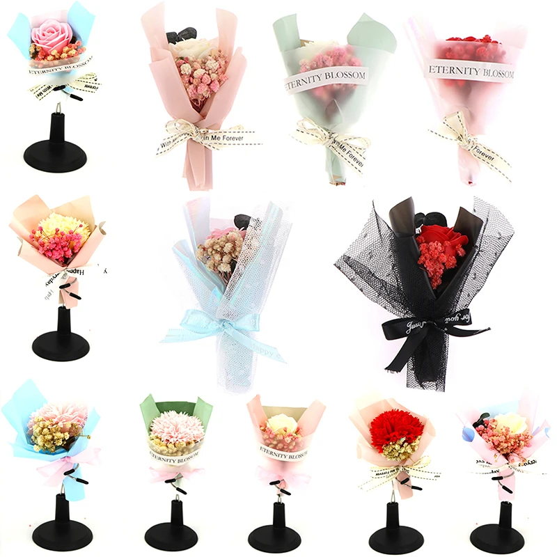 

1PC Creative 11-13cm Dollhouse Miniature Mini Dry Bouquet Decoration Simulation Mini Dry Bouquet Model For Dollhouse Decoration