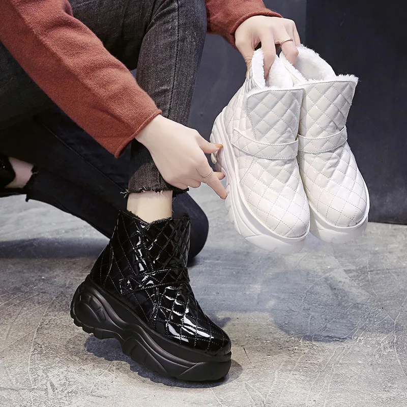 

2021 new Snow Boots Women's Boots Non-slip Women Winter Boots Fur Warm Ankle Boots For Women Down waterproof Booties Botas Mujer