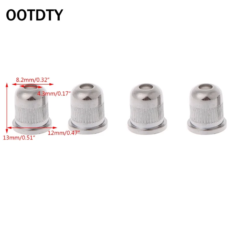 OOTDTY 4 шт. электрическая бас гитара струнные втулки для крепления струн втулка