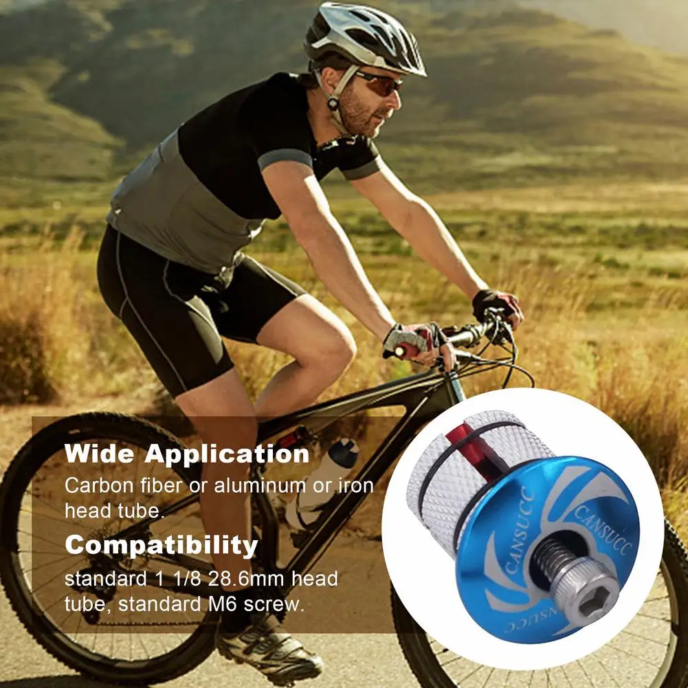 Bicycle Headset Top Cap Premium Material Core Hang Expansion Screws Mountain Road Bike Front Fork Standp | Спорт и развлечения