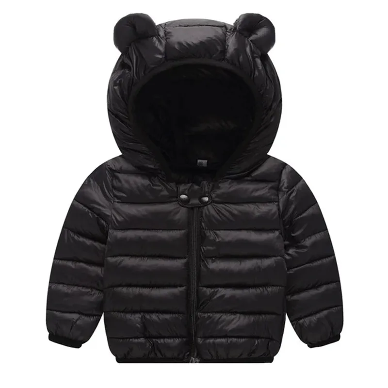 Для малышей комплект детской одежды на осень и зиму тонкая куртка с капюшоном для