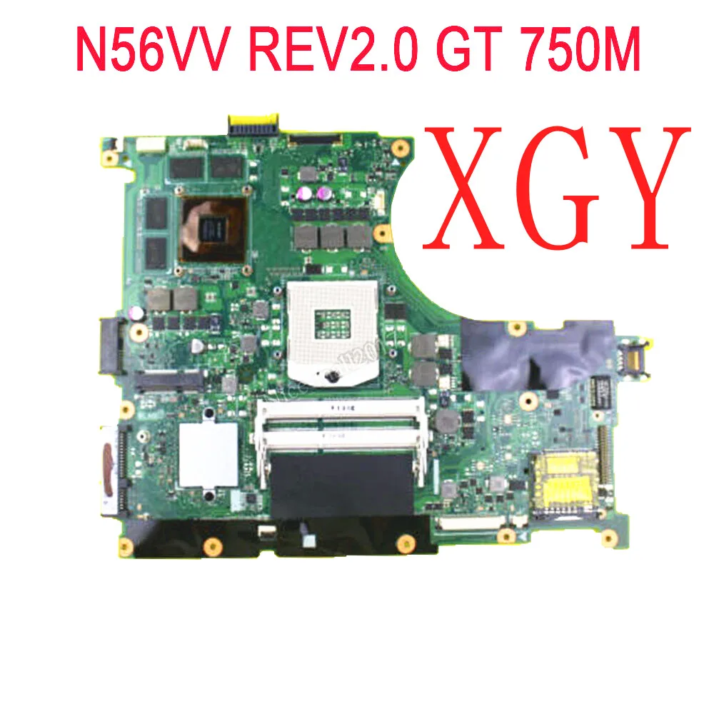 Для ASUS n56v n56vv материнская плата gt750m v4g 100% ТЕСТ ОК|Платы расширения| |