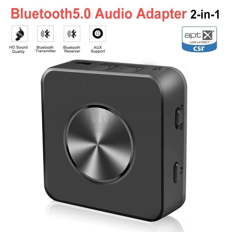 2 в 1 Bluetooth передатчик приемник беспроводной аудио адаптер Bluetooth V5.0 Аудио ТВ оптический Волоконно-оптический адаптер