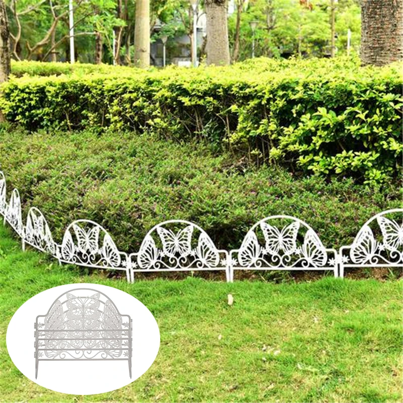 

4PCS Multifunctional Fence Splicable and Detachable Garden Fence Reusable Decorative Courtyard Guardrail JDH88