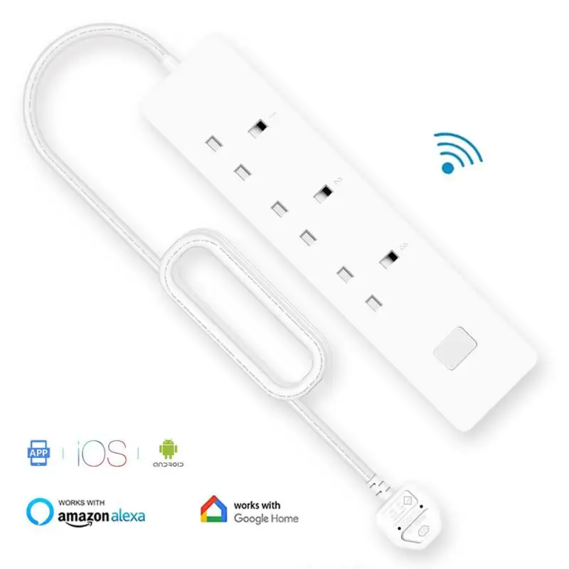 WiFi умная полоса питания универсальные розетки с USB пультом дистанционного