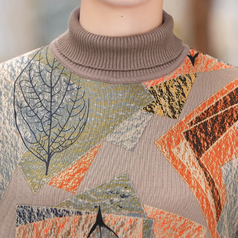 Зимний плотный бархатный вязаный свитер большого размера для женщин среднего