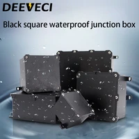 waterproof black diy housing instrument case abs plastic project box storage case enclosure boxes electronic supplies