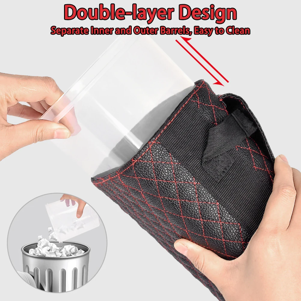 Автомобильные аксессуары Автомобильное Мусорное ведро многофункциональный