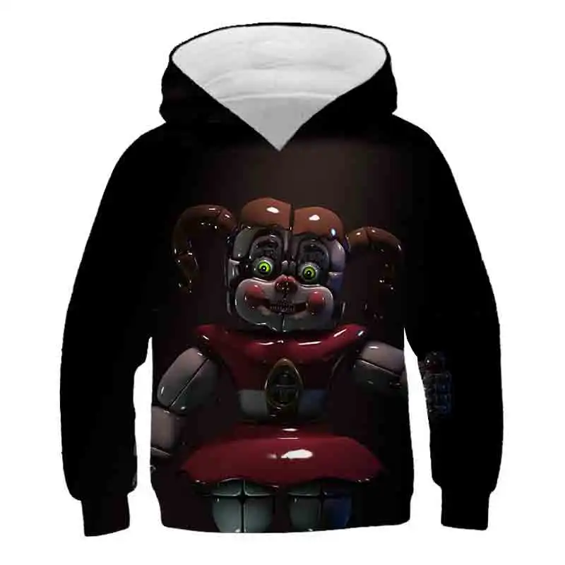 

Popular 3D Five Nights at Freddys Print Sweatshirt Lovely For Boys Hoodies For Boys Girls Costume For Autumn kids Clothes