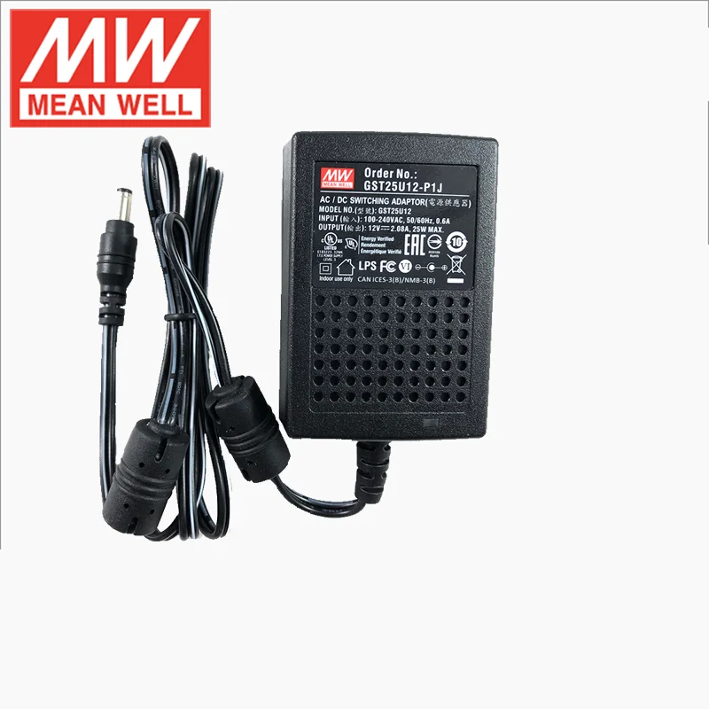 Светлый промышленный настенный адаптер Meanwell 18 в 2 1 а 25 Вт уровня VI MEAN WELL