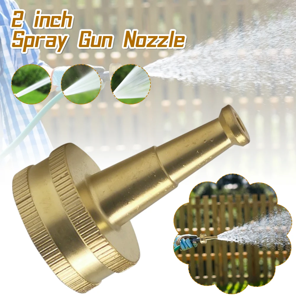 

2" Hose Nozzle Watering Hose Connection Nozzle Water Sprayer for Garden Watering Irrigation Agricultural Sprinkler