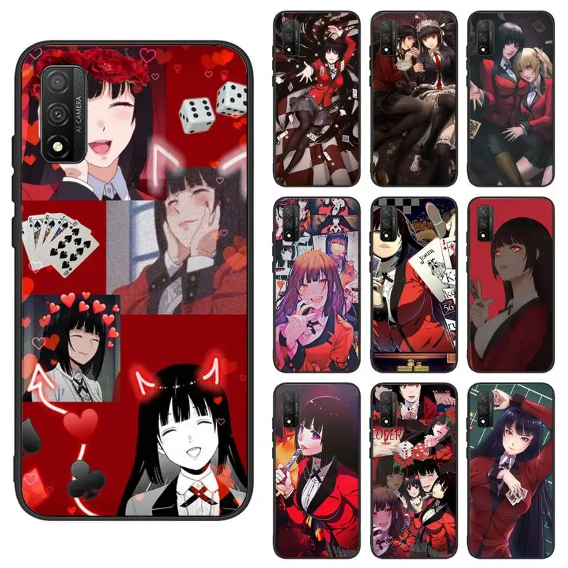 

japanese anime kakegurui Phone Case for Huawei Y7 Y9 Y6 Y5 Y8 Y8S Y8P nove 3 4 5 6 7 pro 2018 2019 5g se Fundas cover