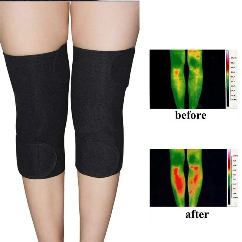 

Новый Регулируемый турмалиновый самонагревающийся наколенник с рукавом терапия наколенник Поддержка коленного бандажа Поддержка обертыв...