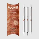 KACO 3 шт.компл. Милая гелевая ручка с эффектом пуш-типа 0,5 мм офисные принадлежности для экзамена Подпись авторучка для студентов школьные принадлежности