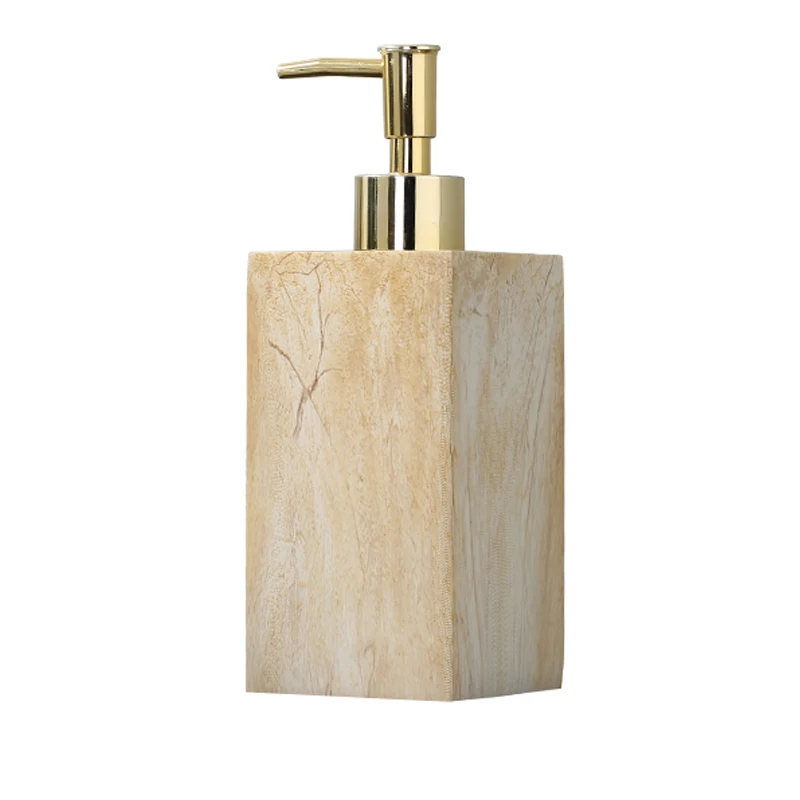 

Marbled Soap Dispenser Press Lotion Bottle Luxury Home Bathroom Kitchen Hotel Hand Sanitizer Shampoo Body Wash Decoration