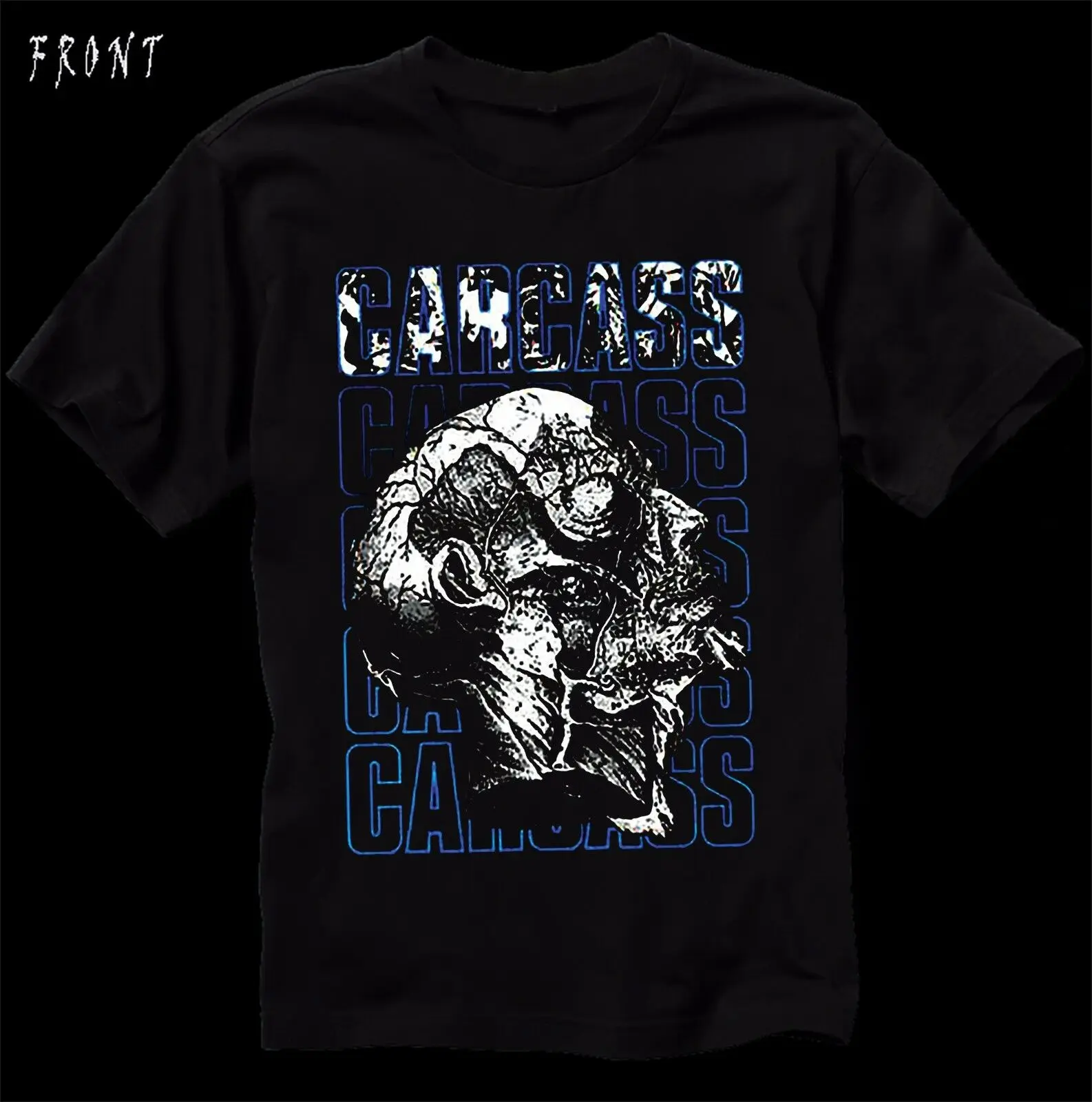 Тушка-британская Экстремальная металлическая лента T_shirt-Размер S: S до 3XL