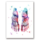 Diy Алмазная Картина Набор ног Скелет мозаика художественная Алмазная вышивка, картина кости ног Анатомия Медицина Медицинский офисный Декор