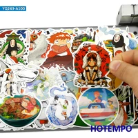100pcs manga miyazaki hayao classic anime movie stickers toys for kids mobile phone laptop luggage skateboard art decal stickers