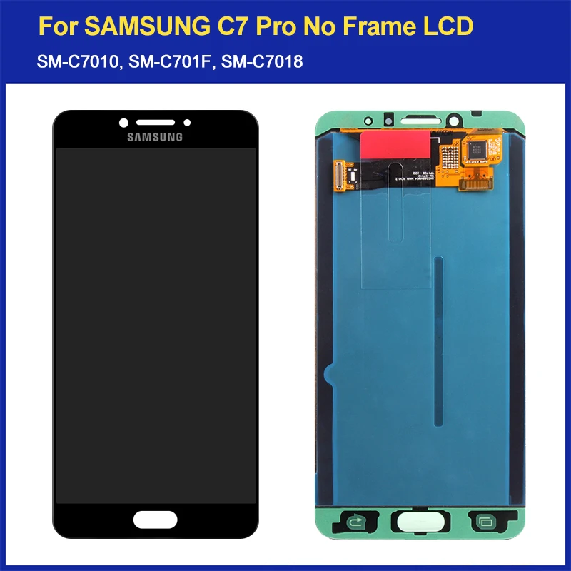 Tela Lcd Original para Samsung Galaxy Tela de 5.7 Polegadas para Substituição Peça de Reposição LCDs de celular 7 de 5.7 polegadas para substituição, peça de reposição