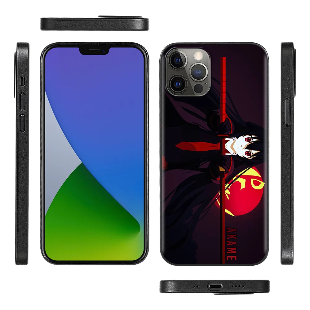 

Akame Ga Kill Phone Shell For iPhone 12 11 Pro Max XR XS X 7 8 Plus SE Cover Case Capa Guscio Fundas