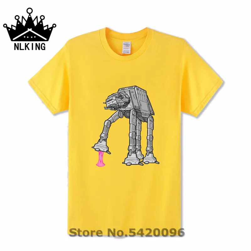 Винтажная футболка с коротким рукавом Звездный Инопланетянин Мужская Ретро