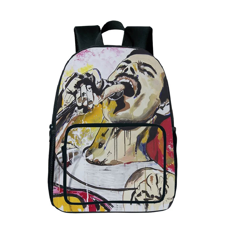 166 Рюкзак Mochila Feminina Freddie Mercury, школьные сумки для подростков, девочек и мальчиков, рюкзак для ноутбука, мужские дорожные рюкзаки - Цвет: 166