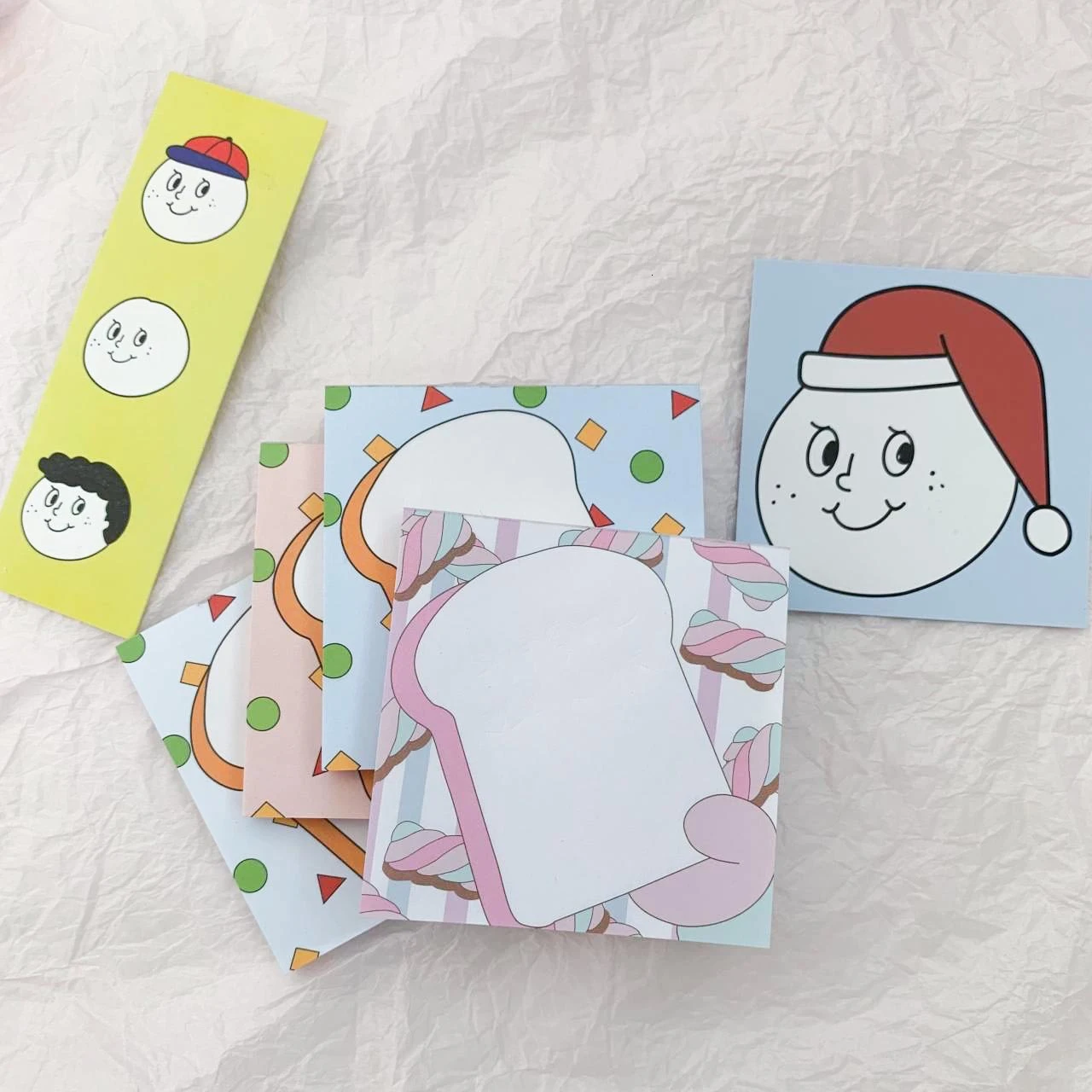 SIXONE 80 листов Ins девушка сердце тост сплоченный оставить сообщение бумага Kawaii