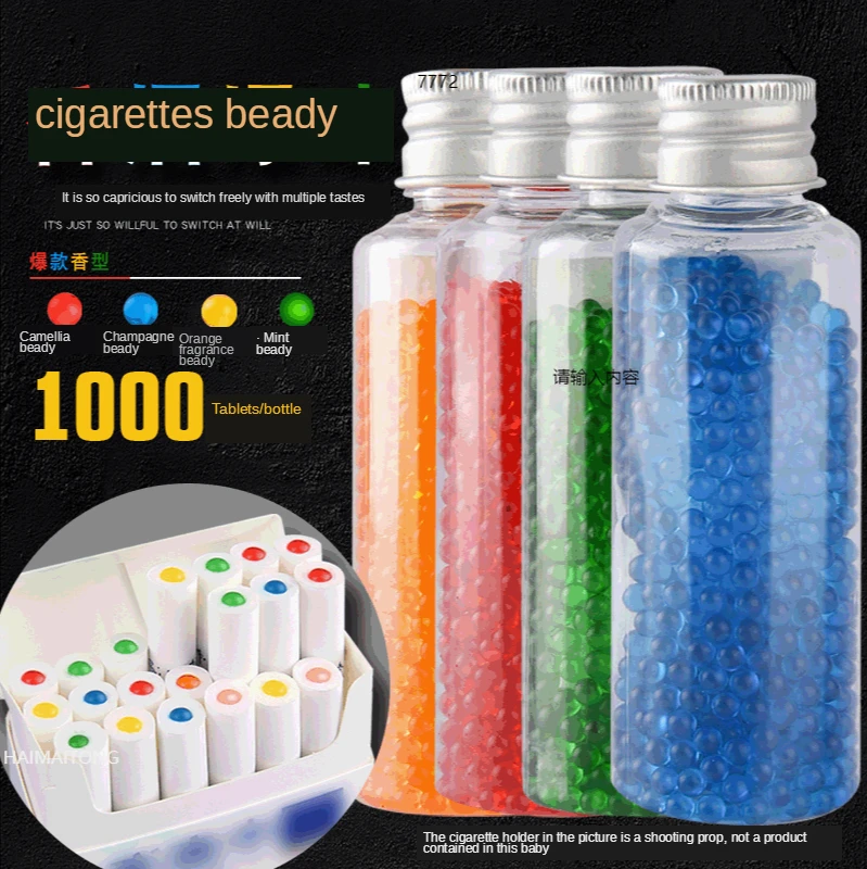 

1000pcs Cigarette Pops Beads Fruit Menthol Capsule Mint Beads Flavor Explosion Blast Ball Holder Filter Smoking Accessories