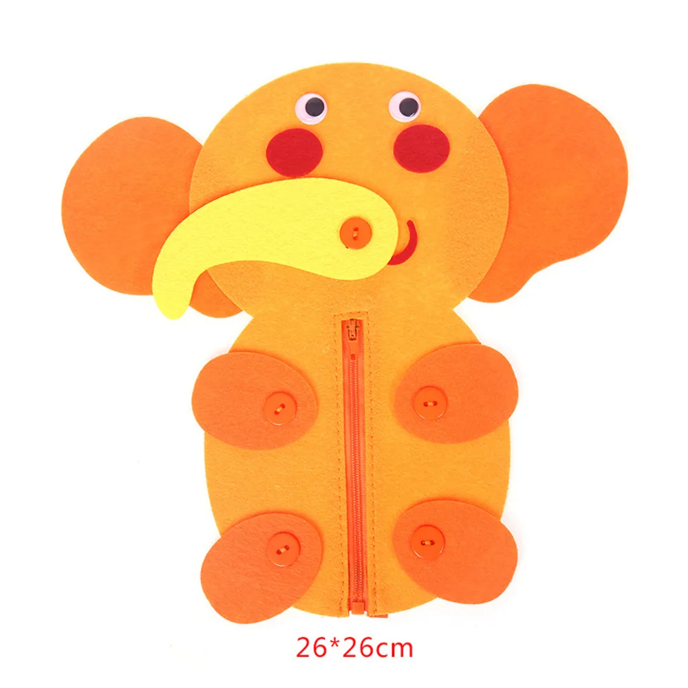 Нетканые кнопки Детские развивающие игрушки на молнии Обучающие для детского