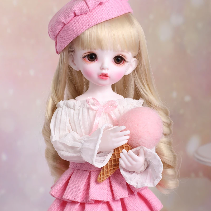 Полный набор 1/6 BJD кукла милая Carol для с очками маленьких девочек на день рождения