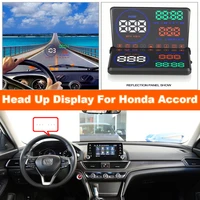 car hud head up display auto electronic accessories for honda accord lx 2012 2017 2018 2019 2020 obd2 windshield speed diy film