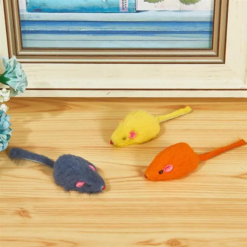 10 шт. ложные мыши игрушки маленькая мышка в форме кота игрушка Интерактивная мини