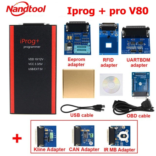 Iprog+ V80 V77 IPROG Pro программист поддержка IMMO+ коррекция пробега+ сброс подушки безопасности год Carprog Digiprog III Tango