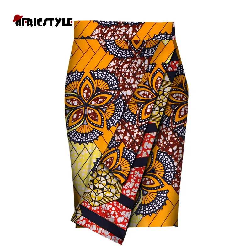 Женская винтажная юбка-карандаш облегающая юбка с Африканским принтом WY4895 2020 |
