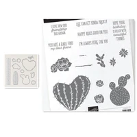 flowering cactus metal cutting dies and stamps for diy scrapbooking embossing paper cards making craft new 2021